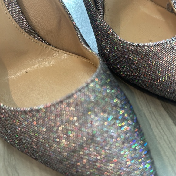 Gianvitto Rossi pumps in sparkle silver - Picture 5 of 9